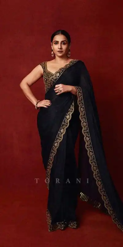 BT 430 Black in Chinno Silk Designer Work Saree . Wedding, Party, Festive, Events, Now at just ₹1749. Delivery 4-6 Working Days. Shop now. | Sarees, Bollywood Sarees, Creative Sarees, Designer Sarees, Embroidered Sarees, Ethnic Saree, Modern Digital sarees, Party Wear Sarees