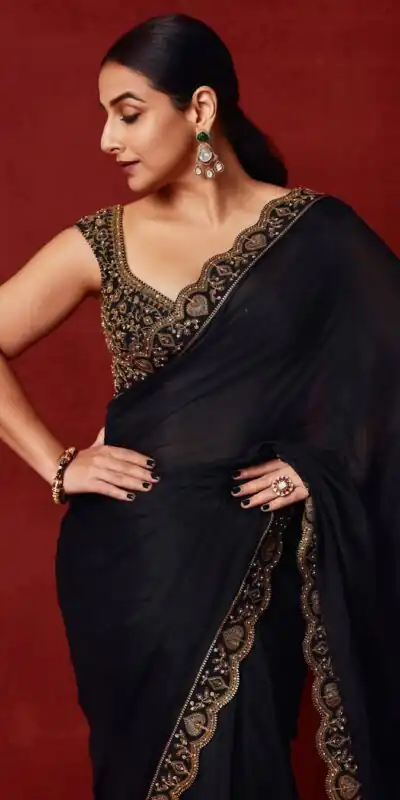 BT 430 Black in Chinno Silk Designer Work Saree . Wedding, Party, Festive, Events, Now at just ₹1749. Delivery 4-6 Working Days. Shop now. | Sarees, Bollywood Sarees, Creative Sarees, Designer Sarees, Embroidered Sarees, Ethnic Saree, Modern Digital sarees, Party Wear Sarees