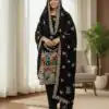 SRK 5220 Black Viscose Velvet Salwar Suit Perfect for Wedding, Party, Family Gatherings, Baby Shower, Mehendi – . Introductory Price ₹2099. Delivery 4 | Lehenga, Bollywood Lehenga, Creative Lehenga, Designer Lehenga, Embroidered Lehenga, Party Wear Lehenga