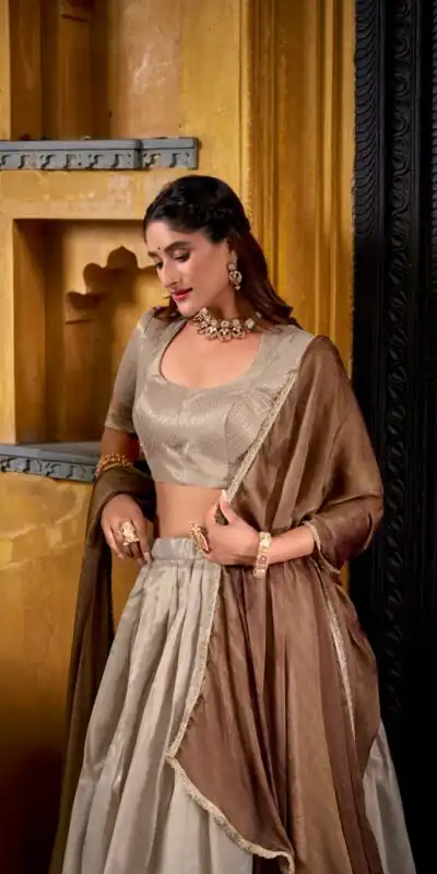 LNB 2025 Cream Dupion Silk Lehenga Choli Perfect for Wedding, Party, Ethnic Day, Pongal, Temple Visit – . Introductory Price ₹2449. Delivery 4-6 Work | Lehenga, Bollywood Lehenga, Creative Lehenga, Designer Lehenga, Embroidered Lehenga, Party Wear Lehenga