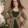 FC 5824 Green Blooming Georgette Mirror Work & Embroidery Work Kurti in . Special Price ₹2649. Delivery 4-6 Working Days. Shop now. | Kurti, Bollywood Kurti, Creative Kurtis, Designer Kurti, Party Wear Kurti, Selfie Kurti