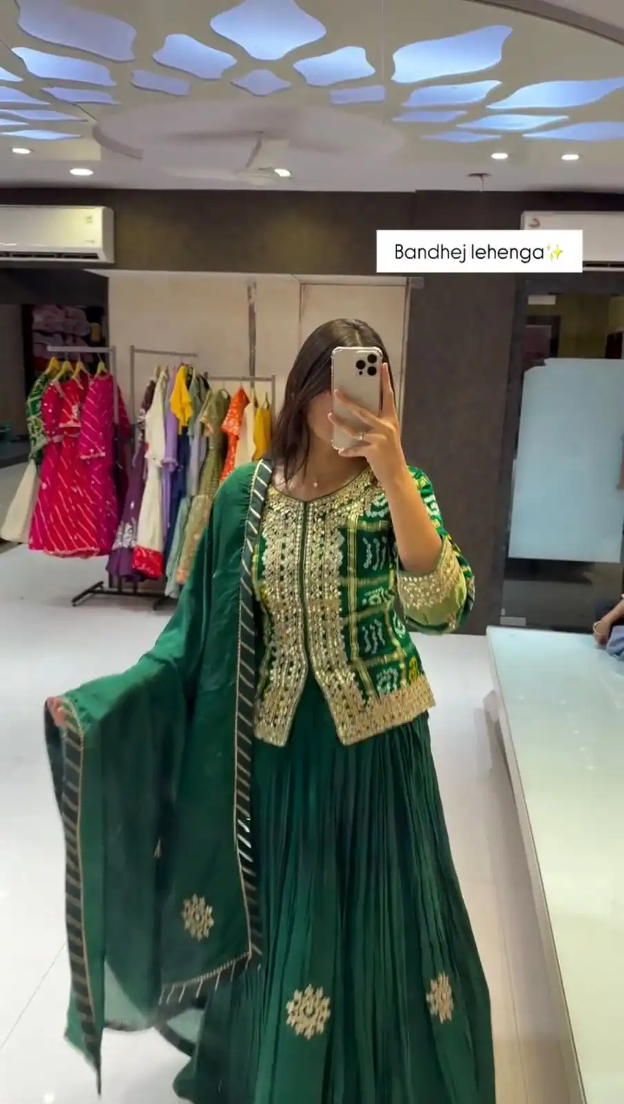 KF 1709 Green Chinon Lehenga Choli Perfect for Wedding, Party, Eid, Makar Sankranti, Reception – . Available at ₹2099 only. Delivery 4-6 Working Days. | Lehenga, Bollywood Lehenga, Creative Lehenga, Designer Lehenga, Embroidered Lehenga, Party Wear Lehenga