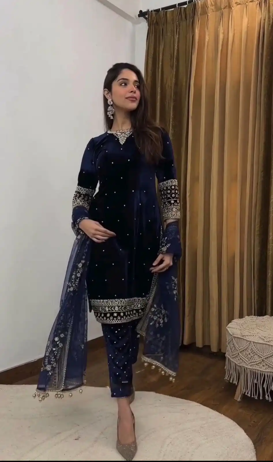 BE 410 Navy Blue Butterfly Net Salwar Suit with Lace Work & Embroidery Work. Grab it for ₹2099. Delivery 4-6 Working Days. Shop now. | Lehenga, Bollywood Lehenga, Creative Lehenga, Designer Lehenga, Embroidered Lehenga, Party Wear Lehenga