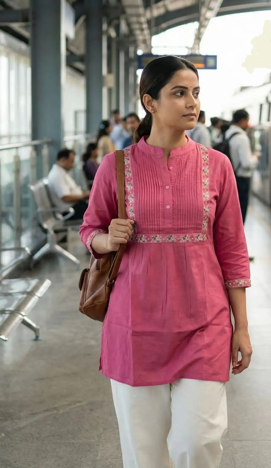 INLI Charmi vol 1 Peach Color Rayon Kurti with malti Embroidery Work. Festive Deal ₹1349. Delivery 4-6 Working Days. Shop now. | Kurti, Bollywood Kurti, Creative Kurtis, Designer Kurti, Party Wear Kurti, Selfie Kurti