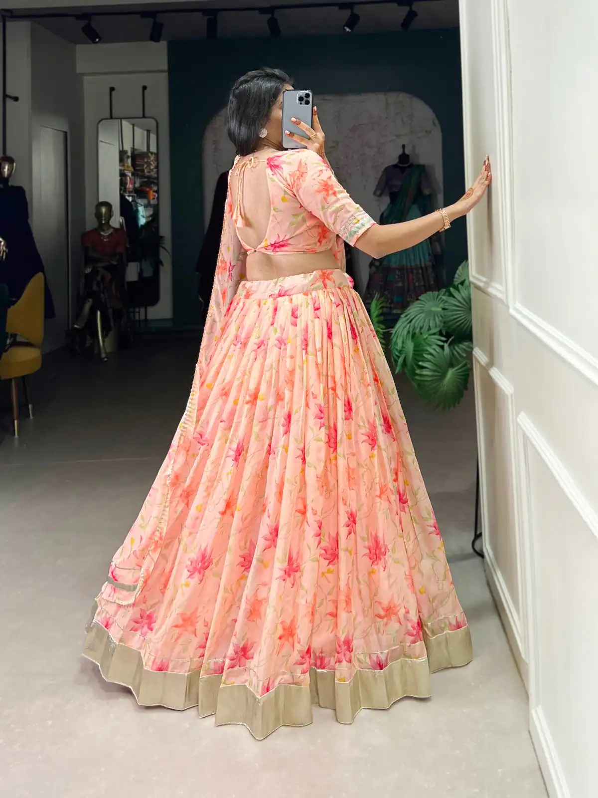 LNB 1036 Peach Color Tabby Silk with Lace Work Lehenga Choli . Wedding, Party, Festive, Events, Grab it for ₹1999. Delivery 4-6 Working Days. Shop now. | Lehenga, Bollywood Lehenga, Creative Lehenga, Designer Lehenga, Embroidered Lehenga, Party Wear Lehenga