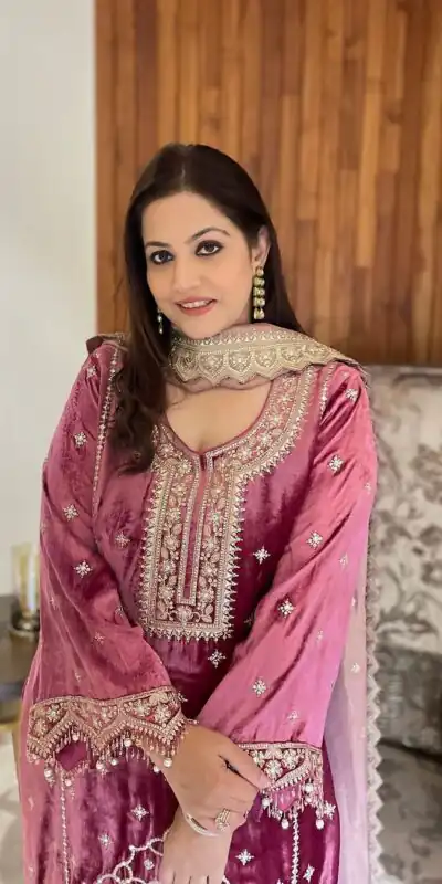 NSR 877 Pink in Viscose Velvet Lace Work & Embroidery Work Salwar Suit . Affordable Price ₹2149. Delivery 4-6 Working Days. Shop now. | Lehenga, Bollywood Lehenga, Creative Lehenga, Designer Lehenga, Embroidered Lehenga, Party Wear Lehenga