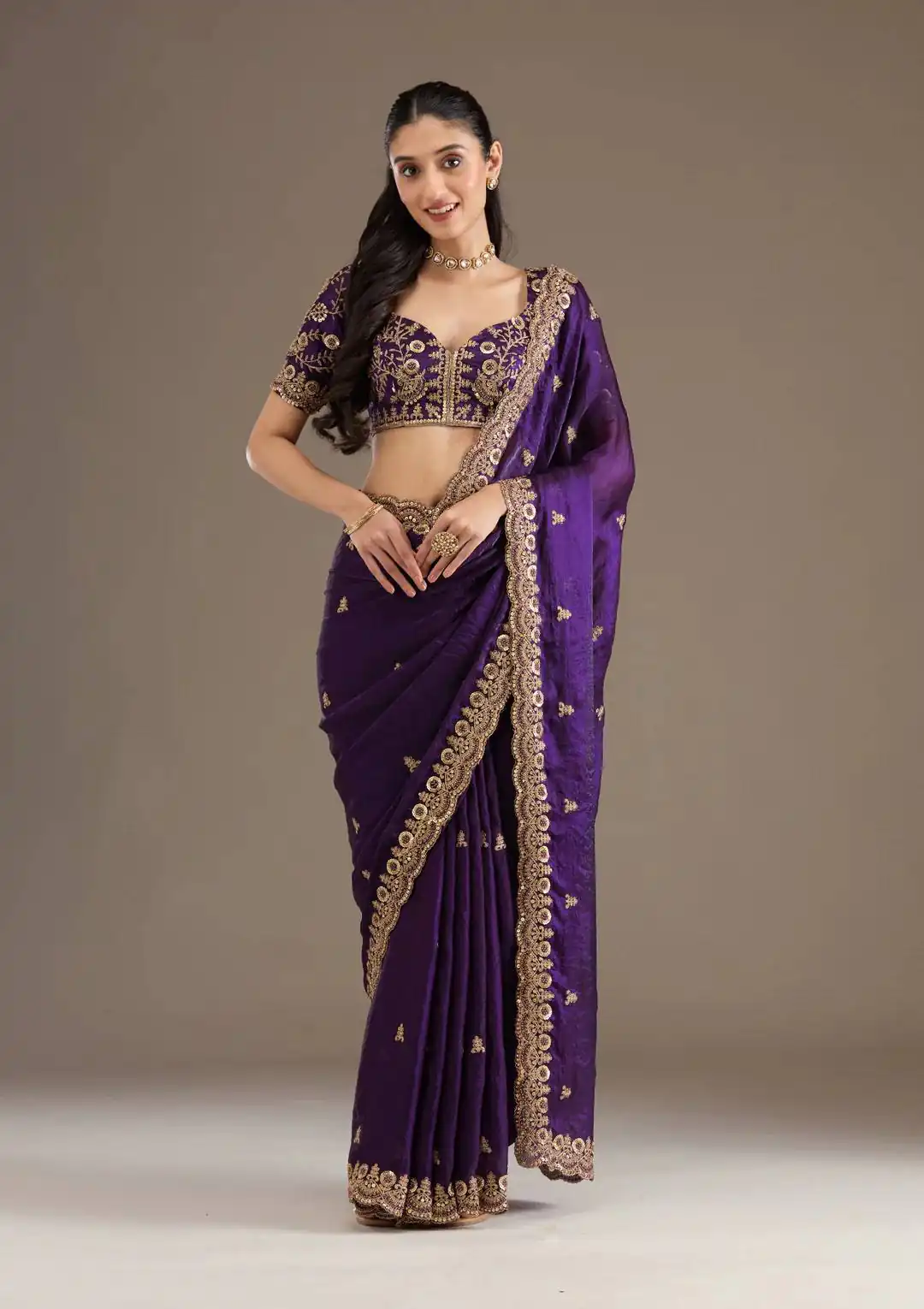 BT 434 Purple Fandy Sattin Silk Saree with Zari Work. Wedding, Party, Festive, Events, Best Price ₹2049. Delivery 4-6 Working Days. Shop now. | Sarees, Bollywood Sarees, Creative Sarees, Designer Sarees, Embroidered Sarees, Ethnic Saree, Modern Digital sarees, Party Wear Sarees