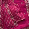 DF 3457 Rani Pink Color Georgette Sequence Original Mirror Work Saree Casual, Wedding, Festive, Events . Expected Delivery  4-6 Working Days @2099/- only                                                                                | Sarees, Bollywood Sarees, Creative Sarees, Designer Sarees, Embroidered Sarees, Ethnic Saree, Modern Digital sarees, Party Wear Sarees