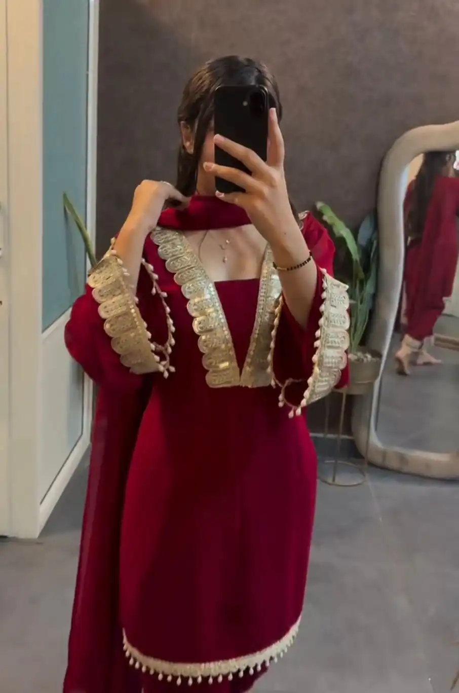 SRK 5306 Red Faux Georgette Salwar Suit with Lace Work & Embroidery Work. Special Price ₹1899. Delivery 4-6 Working Days. Shop now. | Lehenga, Bollywood Lehenga, Creative Lehenga, Designer Lehenga, Embroidered Lehenga, Party Wear Lehenga