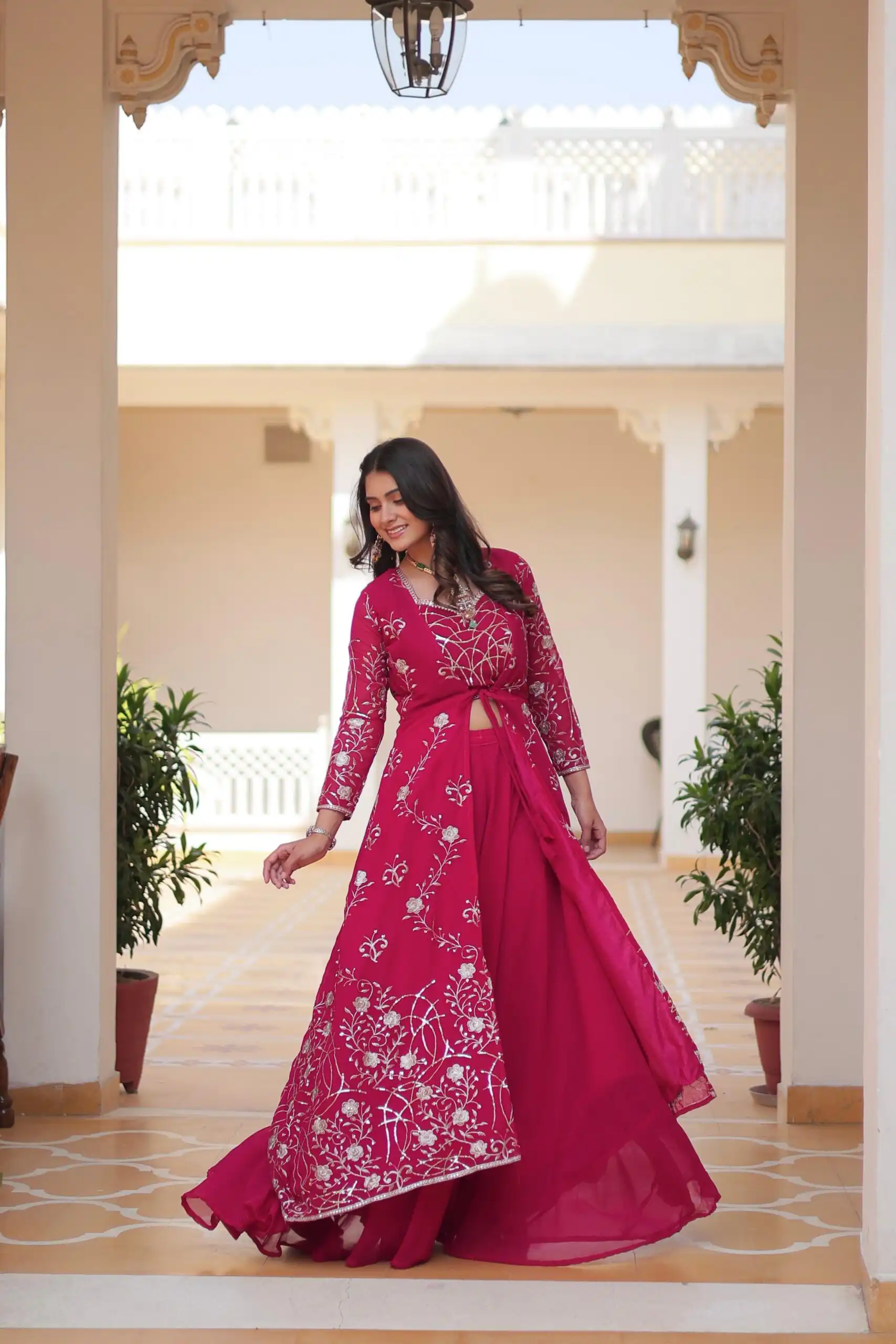 Ram 073 Red Color Fox Georgette Lehenga Choli with Embroidery Work. Festive Deal ₹2149. Delivery 4-6 Working Days. Shop now. | Lehenga, Bollywood Lehenga, Creative Lehenga, Designer Lehenga, Embroidered Lehenga, Party Wear Lehenga