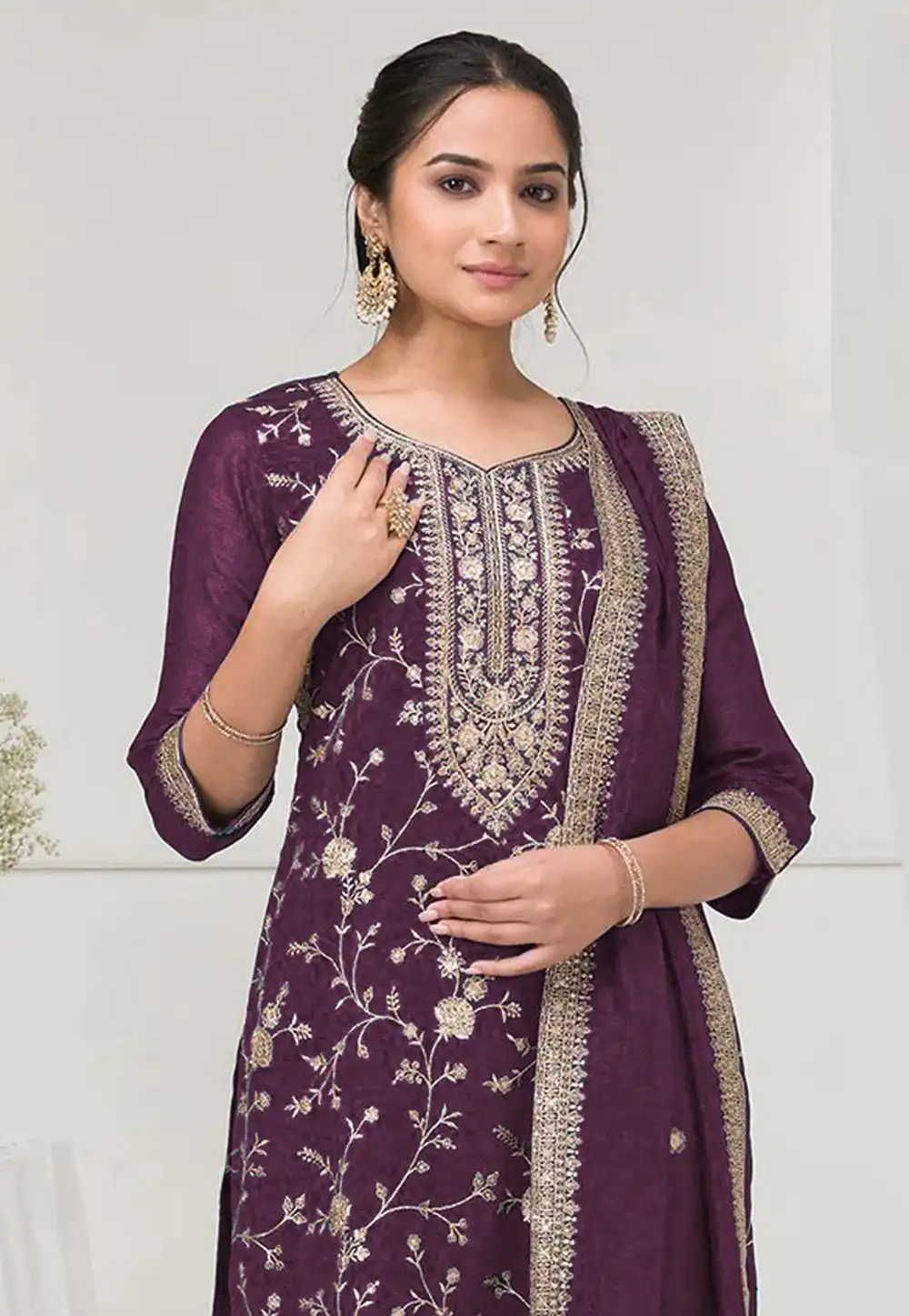 FC 2102 Wine Blooming Vichitra Salwar Suit with Embroidery Work. Festive Deal ₹2549. Delivery 4-6 Working Days. Shop now.Black | Jump Suits, Tops & Bottoms, Track Suits, Salwar suit, Casual Suits, Creative suits, Designer Suits, Palazzo Suits, Party Wear Suits, Patiala Suits, Straight Suits, Trendy Wear