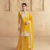 DS 3101 Yellow Chinon Salwar Suit Perfect for Wedding, Party, Durga Puja, Pooja, Holi – . Festive Deal ₹2049. Delivery 4-6 Working Days. Shop now. | Jump Suits, Tops & Bottoms, Track Suits, Salwar suit, Casual Suits, Creative suits, Designer Suits, Palazzo Suits, Party Wear Suits, Patiala Suits, Straight Suits, Trendy Wear
