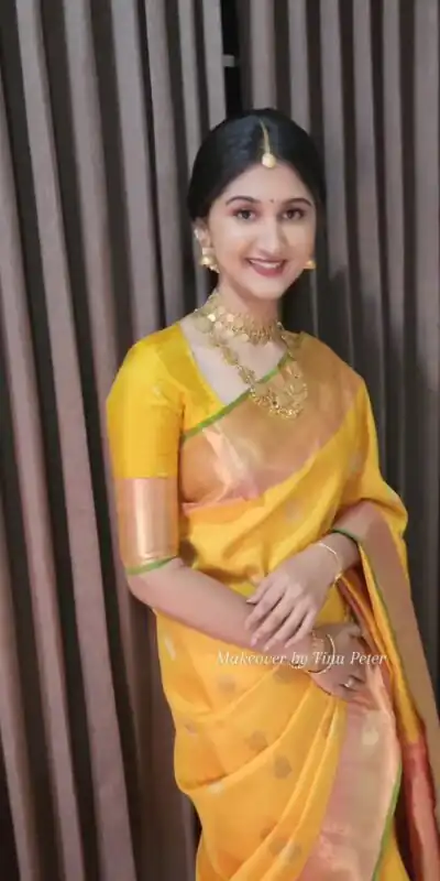 KP 5086 Yellow Color Soft Lichi Silk Saree with Lace Border & Lace Work. Now at just ₹1499. Delivery 4-6 Working Days. Shop now. | Sarees, Bollywood Sarees, Creative Sarees, Designer Sarees, Embroidered Sarees, Ethnic Saree, Modern Digital sarees, Party Wear Sarees