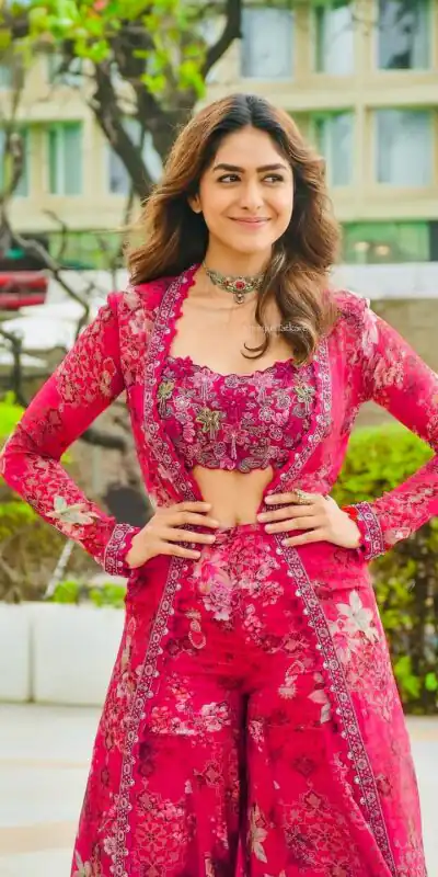 Alternative view of Pink Tubby Silk Digital Print Embroidery Salwar Suit