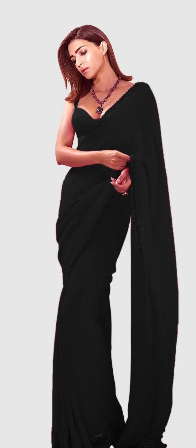 JR 617 Black Color Georgette Embroidery Deual Sequence Saree Casual, Wedding, Festive, Events Expected Delivery  4-6 Working Days @1649/- | Sarees, Bollywood Sarees, Creative Sarees, Designer Sarees, Embroidered Sarees, Ethnic Saree, Modern Digital sarees, Party Wear Sarees