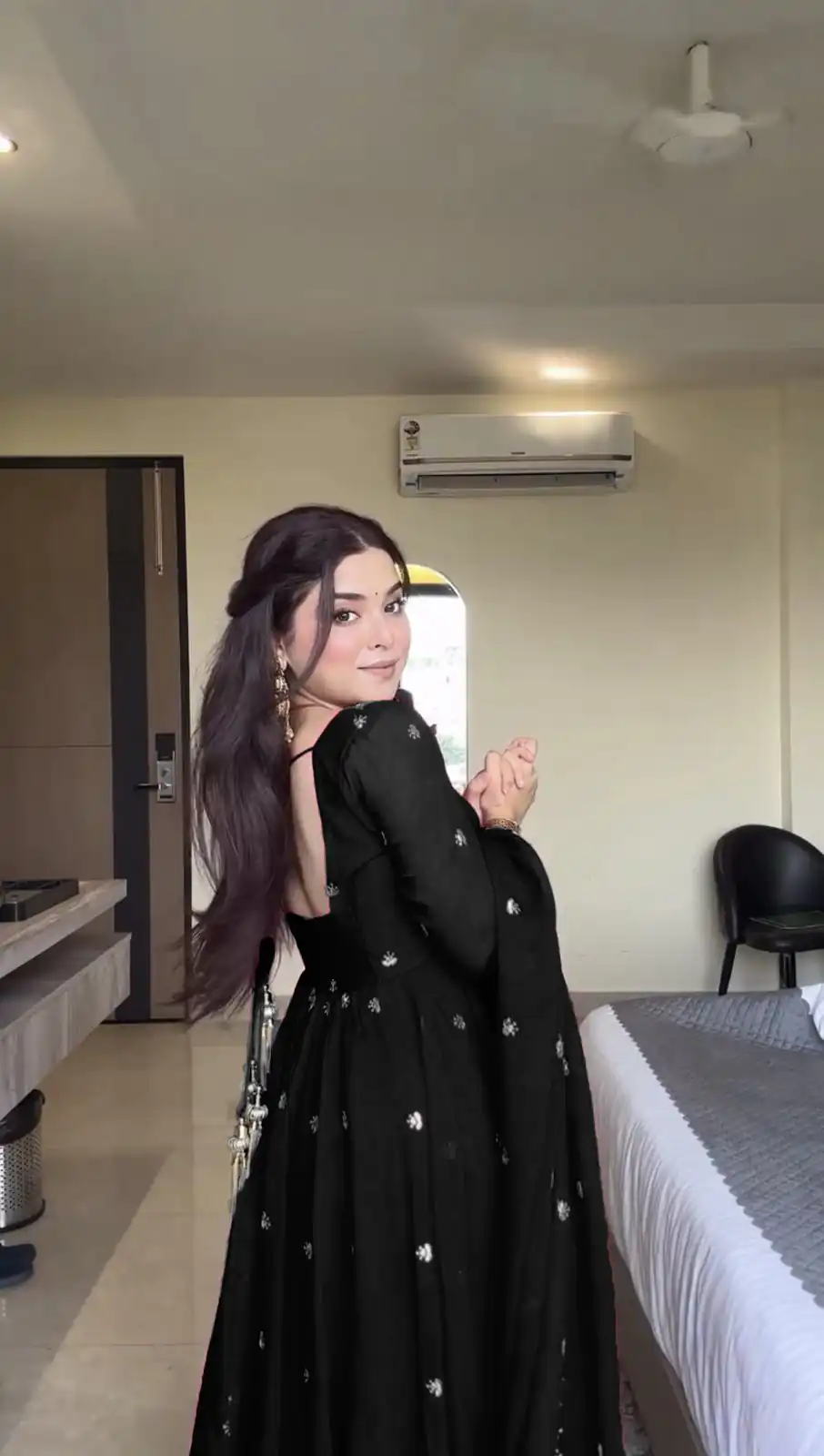 RTC 5924 Black Georgette Thread With Sequence Gown Perfect for Wedding, Party, Reception, Holi, Eid . Available at ₹1999 only. Delivery 4-6 Working Days. | Gowns, Bollywood Gowns, Creative Gowns, Designer Gowns, Embroidered Gowns, Party Wear Gowns