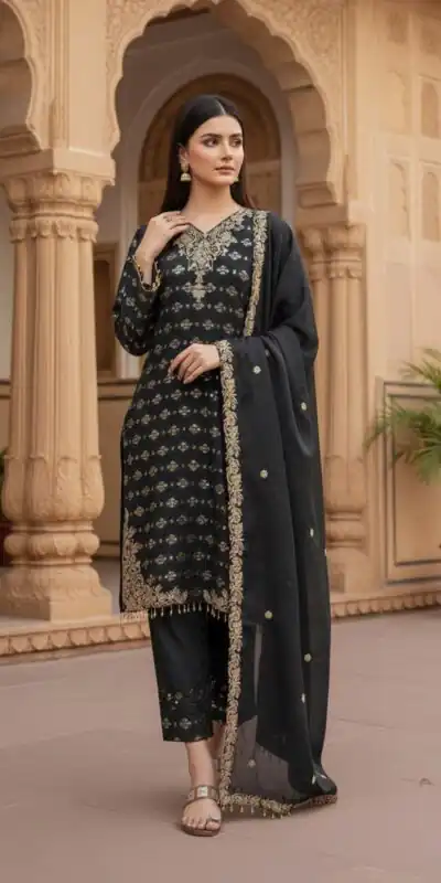 ZSR 3158 Black in Organza Silk Lace Work & Embroidery Work Salwar Suit . Get it for ₹2399. Delivery 4-6 Working Days. Shop now. | Jump Suits, Tops & Bottoms, Track Suits, Salwar suit, Casual Suits, Creative suits, Designer Suits, Palazzo Suits, Party Wear Suits, Patiala Suits, Straight Suits, Trendy Wear