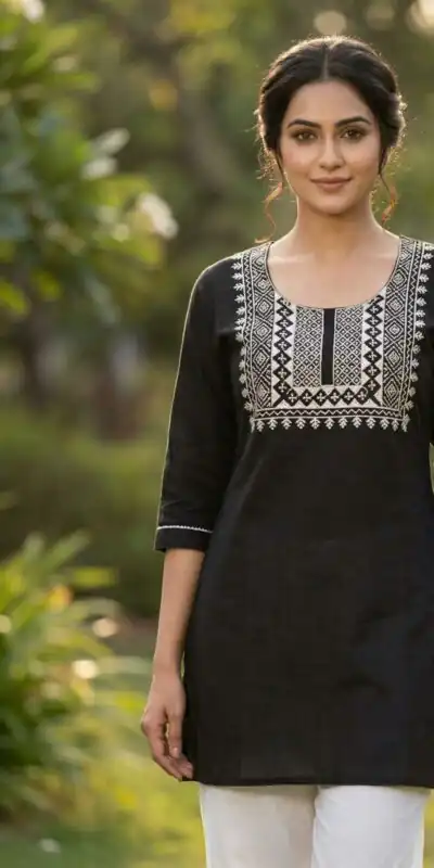 INLI Charmi vol 3 Black Rayon Thread Work Kurti . Wedding, Party, Festive, Events Affordable Price ₹1349. Delivery 4-6 Working Days. Shop now. | Kurti, Bollywood Kurti, Creative Kurtis, Designer Kurti, Party Wear Kurti, Selfie Kurti