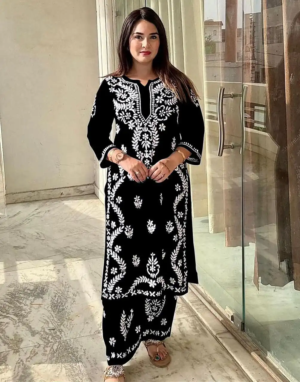 MF 627 Black Rayon With Wid Lakhnavi Style Work Kurti Designer Work. Grab it for ₹1449. Delivery 4-6 Working Days. Shop now. | Kurti, Bollywood Kurti, Creative Kurtis, Designer Kurti, Party Wear Kurti, Selfie Kurti
