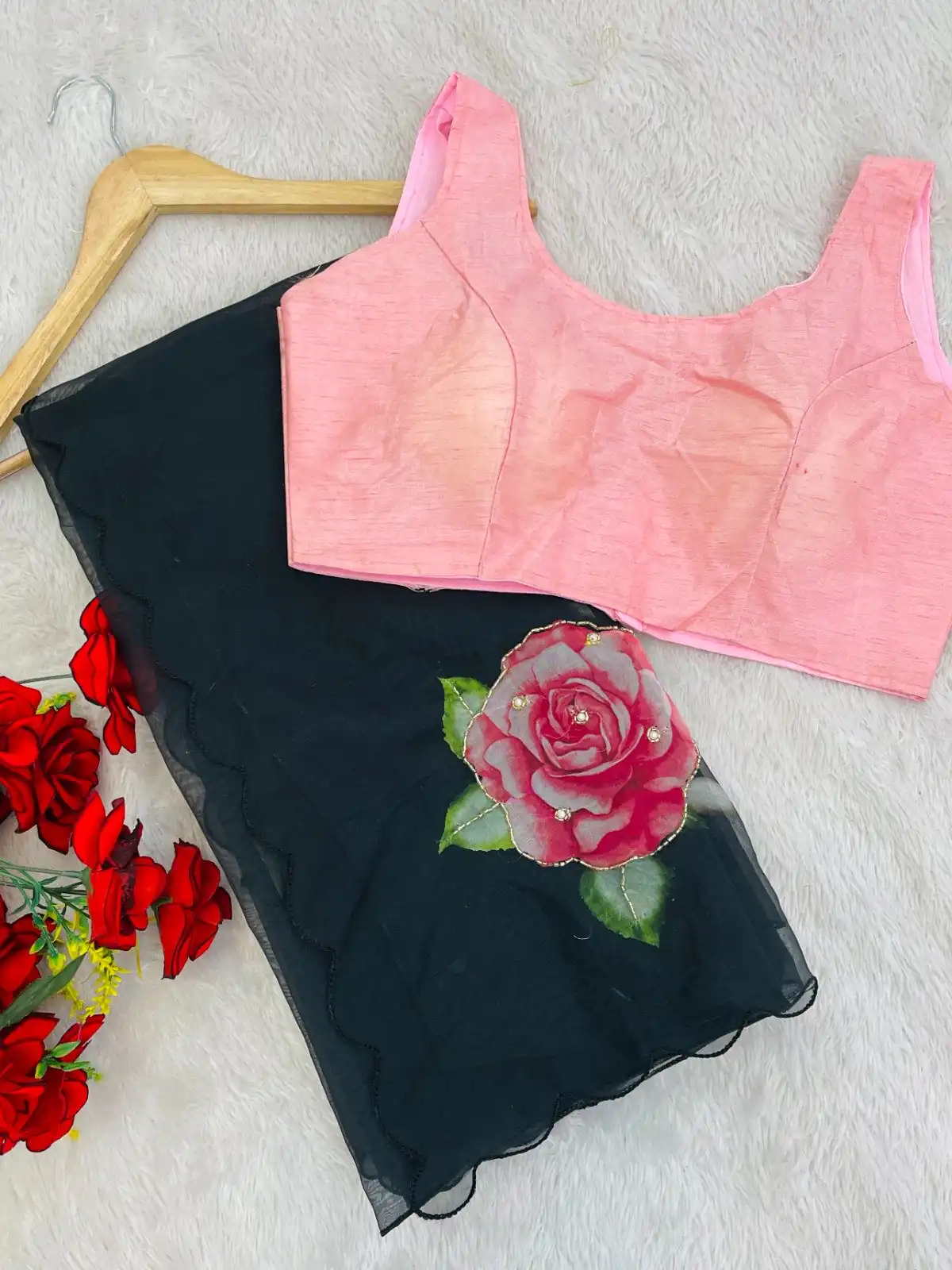 BT 412 Black TB Organza Saree with Digital Print. Wedding, Party, Festive, Events, Navratri Garba, Special Price ₹1649. Delivery 4-6 Working Days. Shop now. | Sarees, Bollywood Sarees, Creative Sarees, Designer Sarees, Embroidered Sarees, Ethnic Saree, Modern Digital sarees, Party Wear Sarees