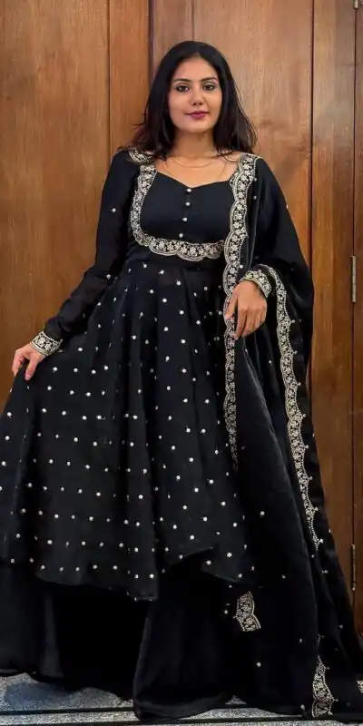 MF 1010 Black Vichitra Silk Salwar Suit with Zari Work & Embroidery Work. Now at just ₹1769. Delivery 4-6 Working Days. Shop now. | Jump Suits, Tops & Bottoms, Track Suits, Salwar suit, Casual Suits, Creative suits, Designer Suits, Palazzo Suits, Party Wear Suits, Patiala Suits, Straight Suits, Trendy Wear