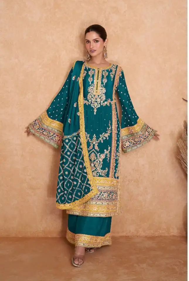 DS Ashirvad 7406 Blue in Color Chinon Embroidery Work Salwar Suit . Special Price ₹2449. Delivery 4-6 Working Days. Shop now. | Jump Suits, Tops & Bottoms, Track Suits, Salwar suit, Casual Suits, Creative suits, Designer Suits, Palazzo Suits, Party Wear Suits, Patiala Suits, Straight Suits, Trendy Wear