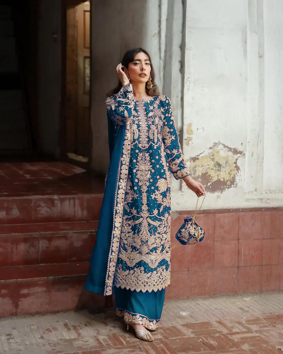ZF 433 Blue Faux Georgette Salwar Suit Perfect for Wedding, Party, Anniversary, Ethnic Day, Raksha Bandhan – . Introductory Price ₹2149. Delivery 4-6 Wor | Jump Suits, Tops & Bottoms, Track Suits, Salwar suit, Casual Suits, Creative suits, Designer Suits, Palazzo Suits, Party Wear Suits, Patiala Suits, Straight Suits, Trendy Wear