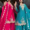 KD 1542 Blue in Color Faux Georgette Thread Embroidery Salwar Suit . Festive Deal ₹2399. Delivery 4-6 Working Days. Shop now. | Jump Suits, Tops & Bottoms, Track Suits, Salwar suit, Casual Suits, Creative suits, Designer Suits, Palazzo Suits, Party Wear Suits, Patiala Suits, Straight Suits, Trendy Wear