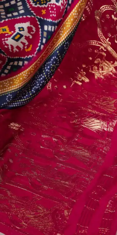 YNF 7801 Blue Gaji Silk Saree with Patola Print. Wedding, Party, Festive, Events, Best Price ₹2999. Delivery 4-6 Working Days. Shop now. | Sarees, Bollywood Sarees, Creative Sarees, Designer Sarees, Embroidered Sarees, Ethnic Saree, Modern Digital sarees, Party Wear Sarees