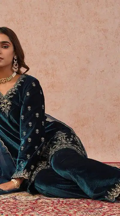 BE 420 Blue Color Organza Salwar Suit with Embroidery Work. Available at ₹2099 only. Delivery 4-6 Working Days. Shop now. | Jump Suits, Tops & Bottoms, Track Suits, Salwar suit, Casual Suits, Creative suits, Designer Suits, Palazzo Suits, Party Wear Suits, Patiala Suits, Straight Suits, Trendy Wear