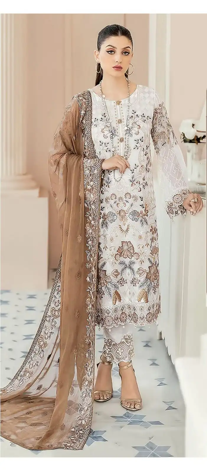 DS SF 123 Brown Georgette Salwar Suit Perfect for Wedding, Party, Family Gatherings, Lohri, Mehendi – . Now at just ₹1949. Delivery 4-6 Working Days. | Jump Suits, Tops & Bottoms, Track Suits, Salwar suit, Casual Suits, Creative suits, Designer Suits, Palazzo Suits, Party Wear Suits, Patiala Suits, Straight Suits, Trendy Wear