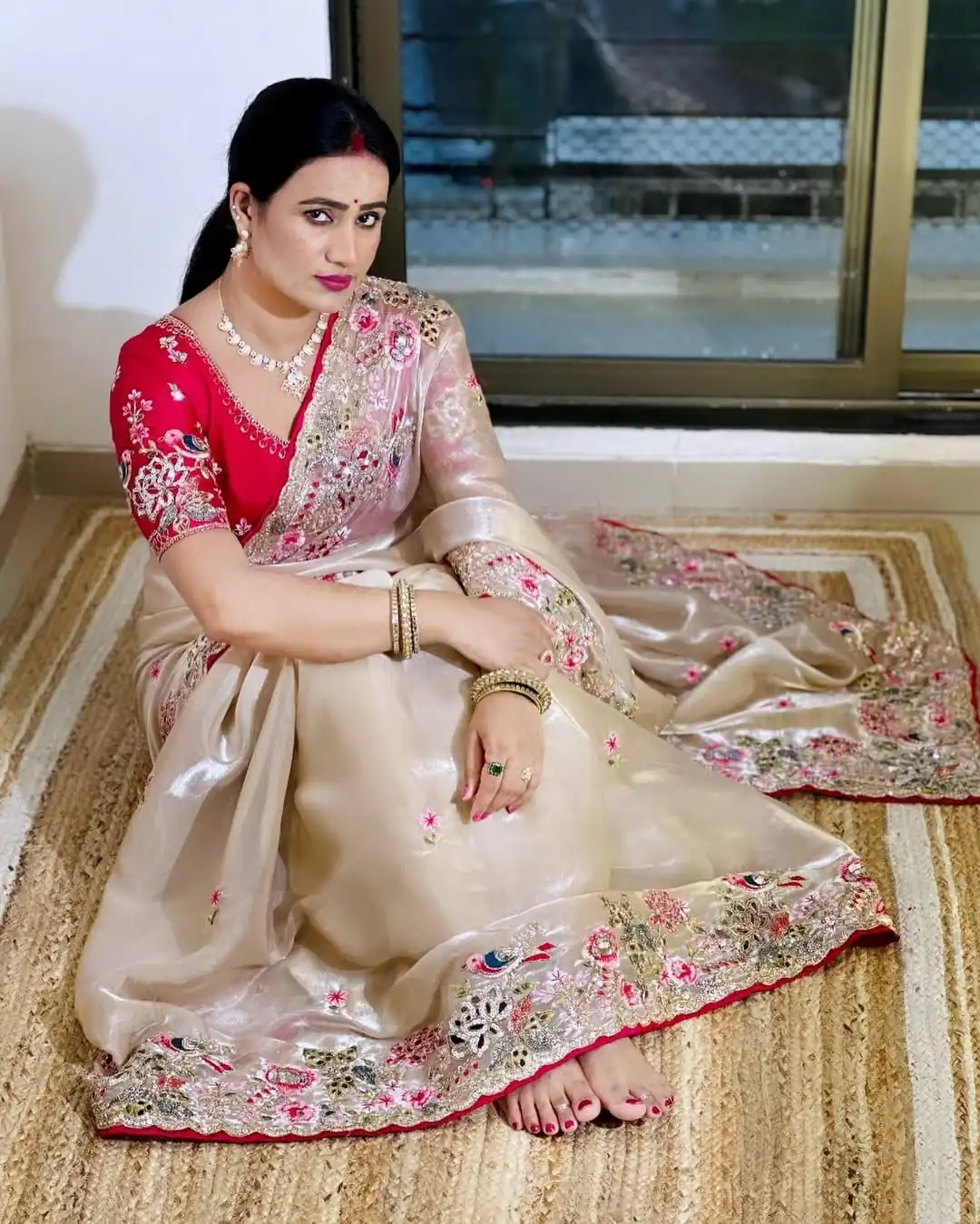 SC 1008 Cream Organza Silk Saree Perfect for Wedding, Party, Eid, Makar Sankranti, Anniversary –. Affordable Price ₹2399. Delivery 4-6 Working Days. | Sarees, Bollywood Sarees, Creative Sarees, Designer Sarees, Embroidered Sarees, Ethnic Saree, Modern Digital sarees, Party Wear Sarees