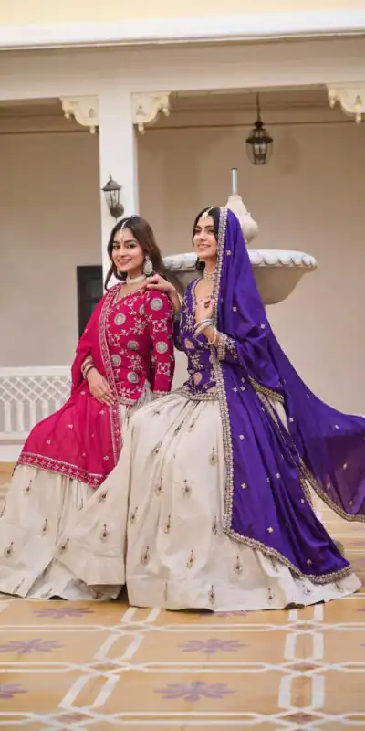 Ram 101 Dark Purple Chinon Lehenga Choli Perfect for Wedding, Party, Makar Sankranti, Reception, Sangeet – . Exclusive Offer ₹2649. Delivery 4-6 Working | Lehenga, Bollywood Lehenga, Creative Lehenga, Designer Lehenga, Embroidered Lehenga, Party Wear Lehenga