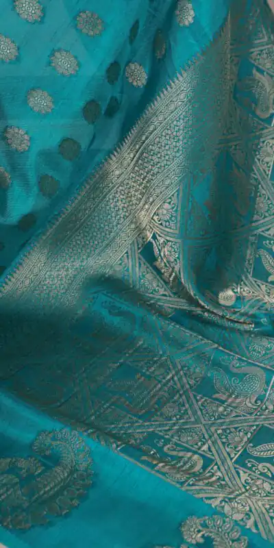 YNF 7904 Firozi Color Roop Silk Zari Weaving Work Saree Casual, Wedding, Festive, Events . Expected Delivery 4-6 Working Days @1749/- only | Sarees, Bollywood Sarees, Creative Sarees, Designer Sarees, Embroidered Sarees, Ethnic Saree, Modern Digital sarees, Party Wear Sarees