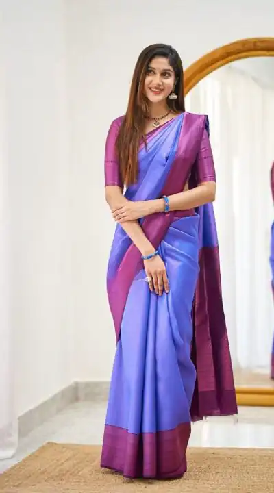 KPR 177 Lavender in Soft Lichi Silk Jacquard Work Designer Work Saree . Now at just ₹1449. Delivery 4-6 Working Days. Shop now. | Sarees, Bollywood Sarees, Creative Sarees, Designer Sarees, Embroidered Sarees, Ethnic Saree, Modern Digital sarees, Party Wear Sarees