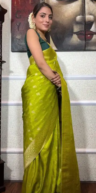KPR 210 Lime Yellow Soft Lichi Silk Saree with Lace Work & Lace Border. Special Price ₹1399. Delivery 4-6 Working Days. Shop now. | Sarees, Bollywood Sarees, Creative Sarees, Designer Sarees, Embroidered Sarees, Ethnic Saree, Modern Digital sarees, Party Wear Sarees