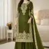 SSR 535 Mahendi in Organza Silk Embroidery Work Salwar Suit . Available at ₹2399 only. Delivery 4-6 Working Days. Shop now. | Jump Suits, Tops & Bottoms, Track Suits, Salwar suit, Casual Suits, Creative suits, Designer Suits, Palazzo Suits, Party Wear Suits, Patiala Suits, Straight Suits, Trendy Wear