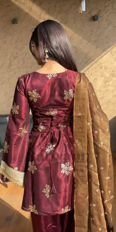 NSR 853 Maroon Natural Crep Silk Salwar Suit Perfect for Wedding, Party, Pongal, Baisakhi, Onam –. Grab it for ₹1749. Delivery 4-6 Working Days. | Jump Suits, Tops & Bottoms, Track Suits, Salwar suit, Casual Suits, Creative suits, Designer Suits, Palazzo Suits, Party Wear Suits, Patiala Suits, Straight Suits, Trendy Wear