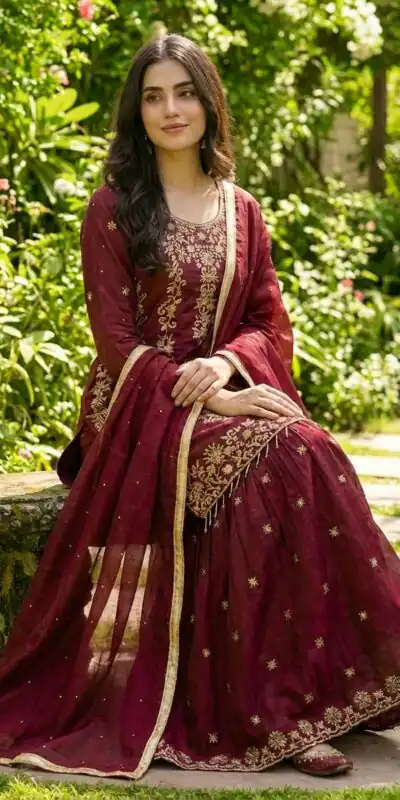 NSR 882 Maroon Organza Silk Salwar Suit Perfect for Wedding, Party, Durga Puja, Bridal Wear, Pooja – . Special Price ₹2099. Delivery 4-6 Working Days | Jump Suits, Tops & Bottoms, Track Suits, Salwar suit, Casual Suits, Creative suits, Designer Suits, Palazzo Suits, Party Wear Suits, Patiala Suits, Straight Suits, Trendy Wear