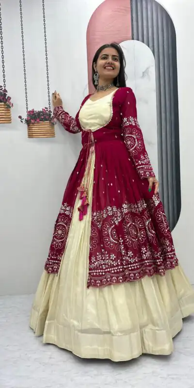 PC 556 Maroon Color Simar Cosmos Lehenga Choli with Designer Work. Special Price βΉ3049. Delivery 4-6 Working Days. Shop now. | Lehenga, Bollywood Lehenga, Creative Lehenga, Designer Lehenga, Embroidered Lehenga, Party Wear Lehenga