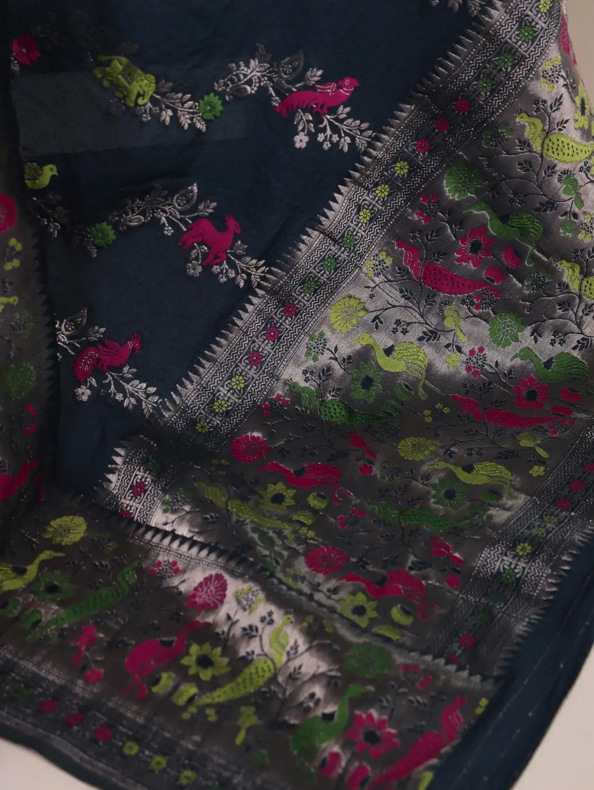 YNF 7907 Navy Blue Nylon Weaving Work Saree Perfect for Wedding, Party, Baby Shower, Holi, Ethnic Day – . Available at ₹2149 only. Delivery 4-6 Working Da | Sarees, Bollywood Sarees, Creative Sarees, Designer Sarees, Embroidered Sarees, Ethnic Saree, Modern Digital sarees, Party Wear Sarees