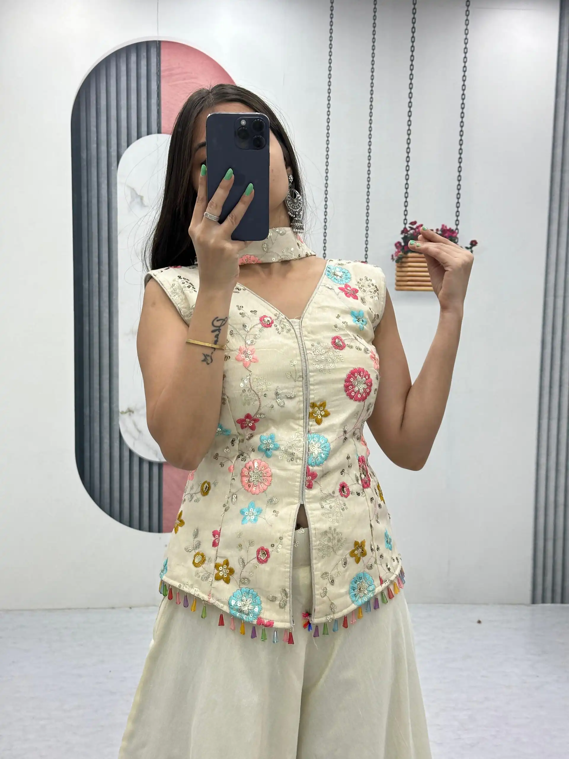 PC 451 Off White Tissue Simmer Salwar Suit with Embroidery Work. Available at ₹2549 only. Delivery 4-6 Working Days. Shop now. | Jump Suits, Tops & Bottoms, Track Suits, Salwar suit, Casual Suits, Creative suits, Designer Suits, Palazzo Suits, Party Wear Suits, Patiala Suits, Straight Suits, Trendy Wear