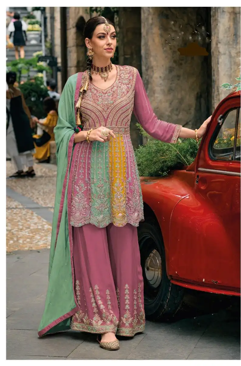 FC 1608 Onion in Color Chinon Embroidery Work & Lace Work Salwar Suit . Best Price ₹3099. Delivery 4-6 Working Days. Shop now. | Jump Suits, Tops & Bottoms, Track Suits, Salwar suit, Casual Suits, Creative suits, Designer Suits, Palazzo Suits, Party Wear Suits, Patiala Suits, Straight Suits, Trendy Wear