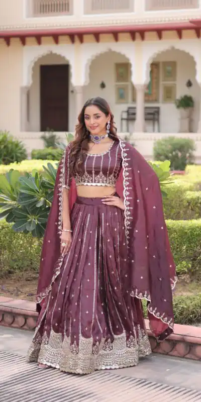 KA 5056 Onion Gold Crush Lehenga Choli with Embroidery Work & Zari Work. Best Price βΉ2599. Delivery 4-6 Working Days. Shop now. | Lehenga, Bollywood Lehenga, Creative Lehenga, Designer Lehenga, Embroidered Lehenga, Party Wear Lehenga