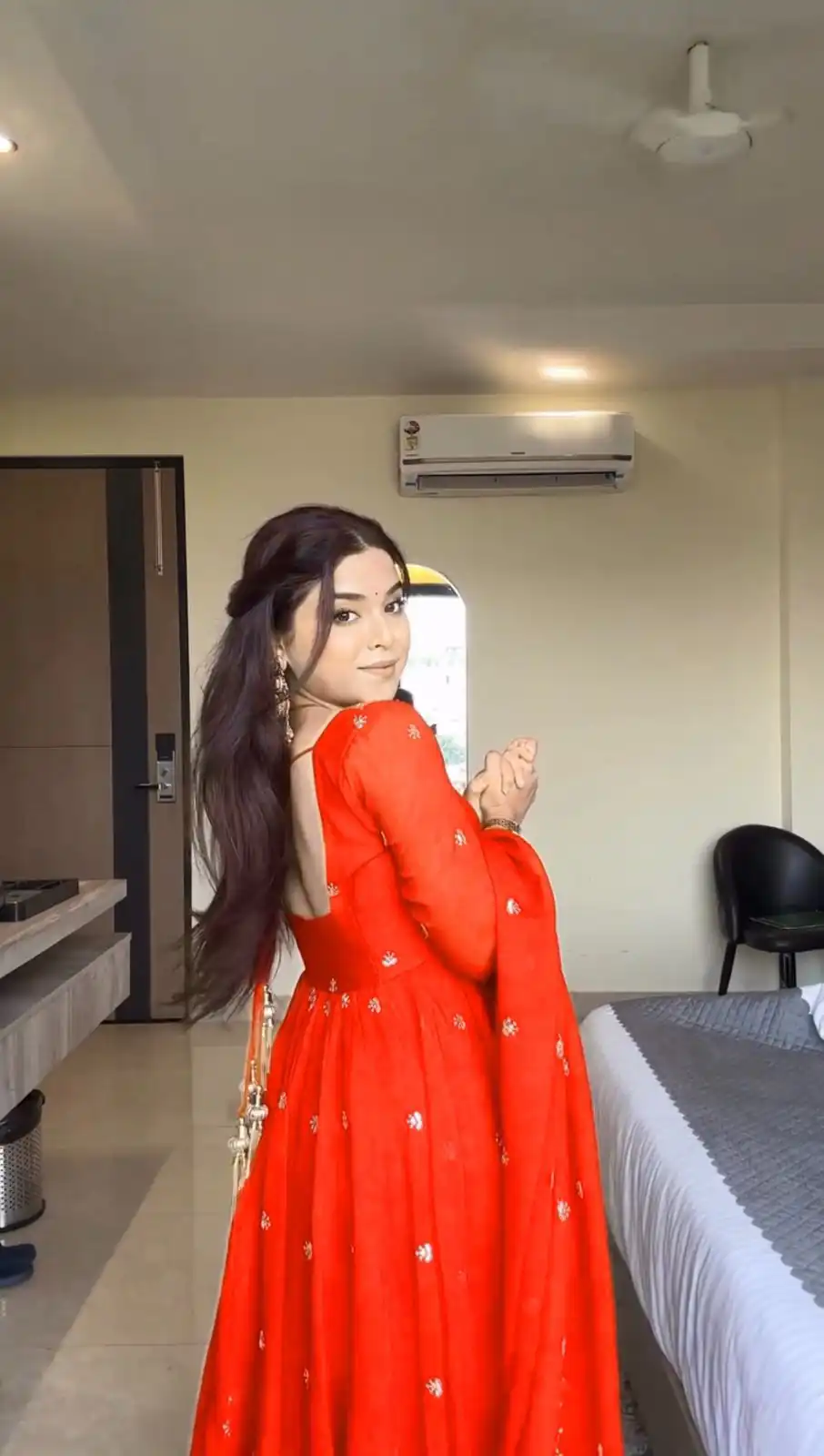 MF 1003 Orange Georgette Gown. Perfect for Wedding, Party, Pongal, Bridal Wear, Anniversary – Affordable Price ₹1799. Delivery 4-6 Working Days. Shop now. | Gowns, Bollywood Gowns, Creative Gowns, Designer Gowns, Embroidered Gowns, Party Wear Gowns