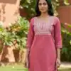 INLI Charmi vol 3 Peach Rayon Thread Work Kurti . Wedding, Party, Festive, Events Affordable Price ₹1349. Delivery 4-6 Working Days. Shop now. | Kurti, Bollywood Kurti, Creative Kurtis, Designer Kurti, Party Wear Kurti, Selfie Kurti