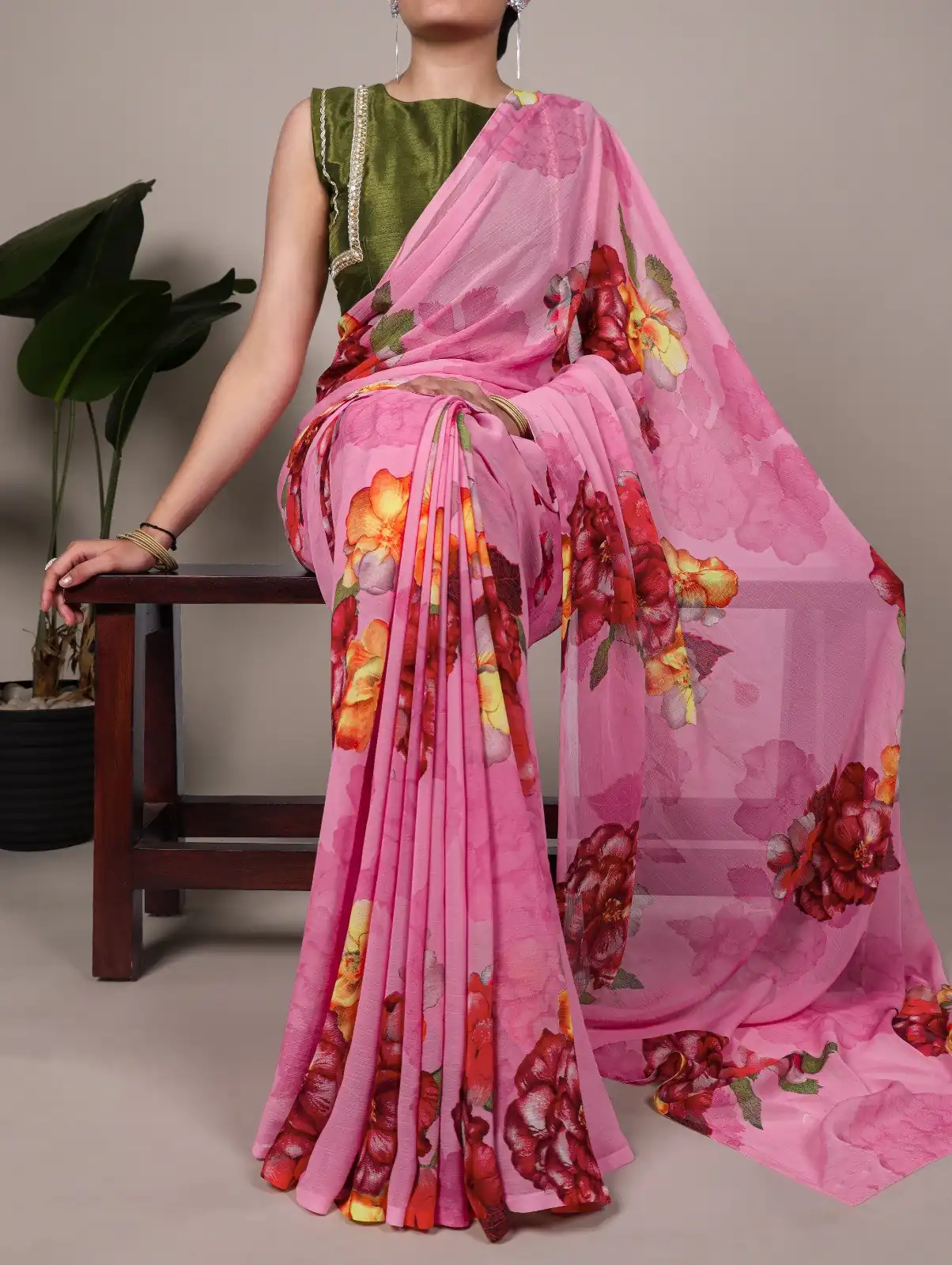 YNF 7009 Pink Chiffon Saree with Lace Work. Wedding, Party, Festive, Events, Exclusive Offer ₹1749. Delivery 4-6 Working Days. Shop now. | Sarees, Bollywood Sarees, Creative Sarees, Designer Sarees, Embroidered Sarees, Ethnic Saree, Modern Digital sarees, Party Wear Sarees