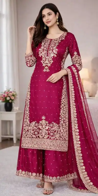 SSR 535 Pink Color in Organza Silk Embroidery Work Salwar Suit . Available at ₹2399 only. Delivery 4-6 Working Days. Shop now. | Jump Suits, Tops & Bottoms, Track Suits, Salwar suit, Casual Suits, Creative suits, Designer Suits, Palazzo Suits, Party Wear Suits, Patiala Suits, Straight Suits, Trendy Wear
