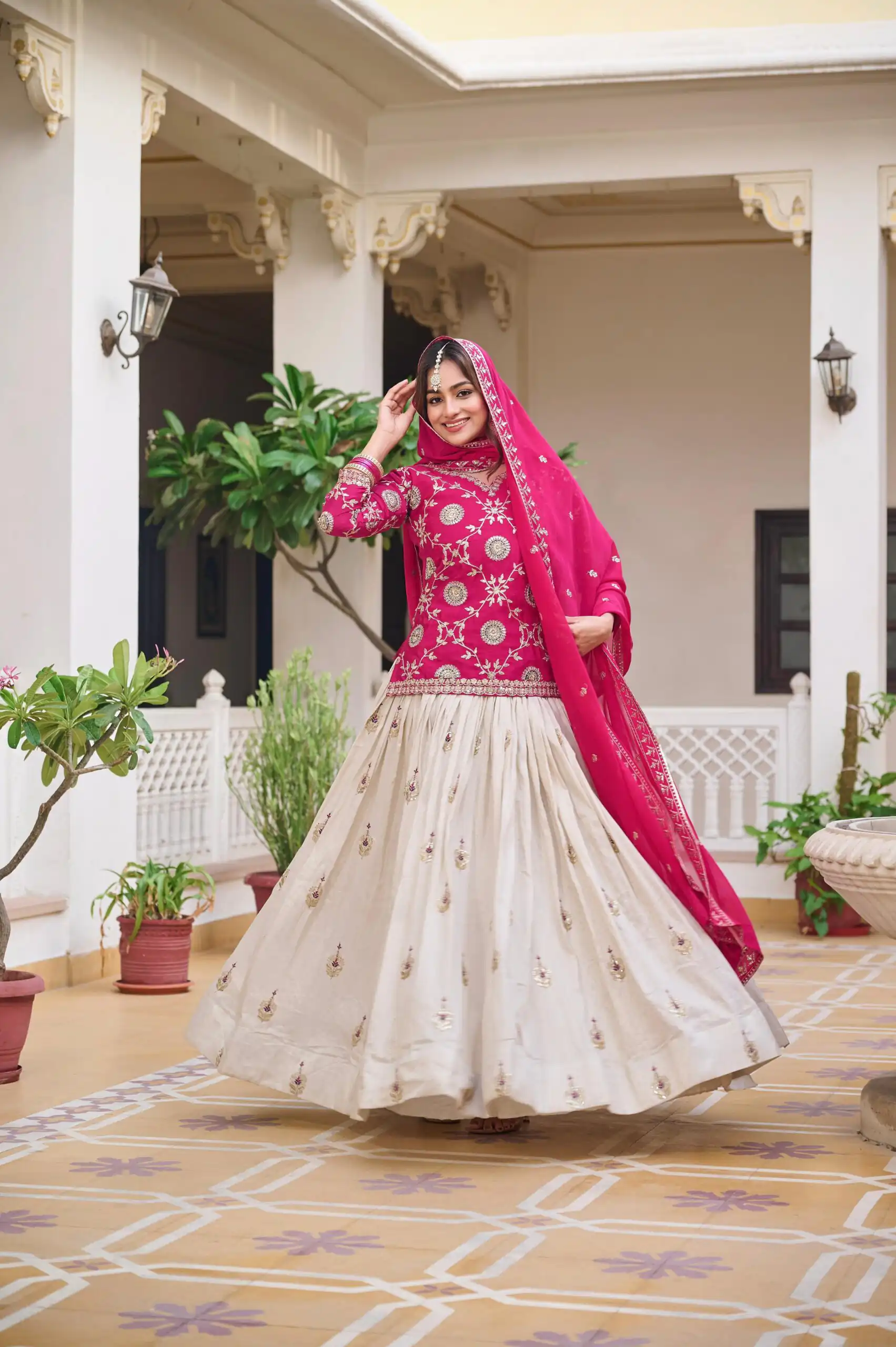 Ram 101 Pink Pure Chinon Lehenga Choli Perfect for Wedding, Party, Makar Sankranti, Reception, Sangeet – . Exclusive Offer ₹2649. Delivery 4-6 Working | Lehenga, Bollywood Lehenga, Creative Lehenga, Designer Lehenga, Embroidered Lehenga, Party Wear Lehenga