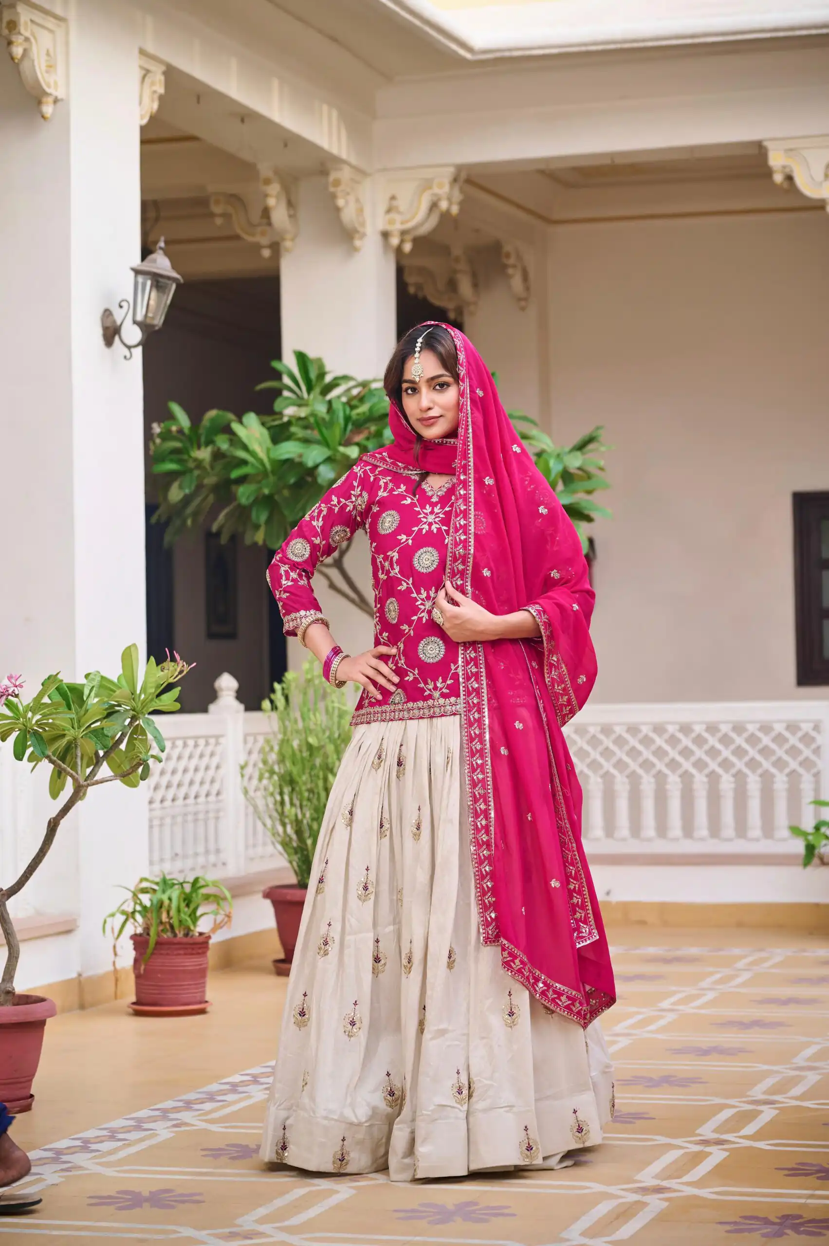 Ram 101 Pink Pure Chinon Lehenga Choli Perfect for Wedding, Party, Makar Sankranti, Reception, Sangeet – . Exclusive Offer ₹2649. Delivery 4-6 Working | Lehenga, Bollywood Lehenga, Creative Lehenga, Designer Lehenga, Embroidered Lehenga, Party Wear Lehenga